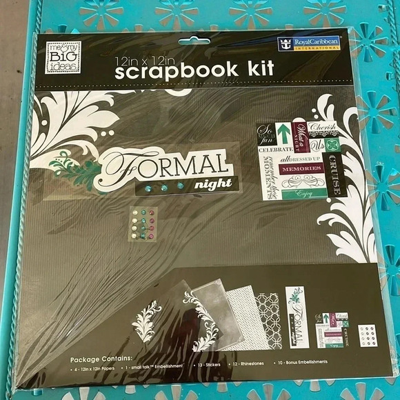 Me & My Big Ideas Other - Me & My Big Ideas 12 x 12 Royal Caribbean Formal Night Cruise Scrapbook Kit